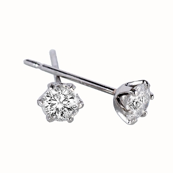 プラチナ！天然ダイヤ0.30ct ピアス！