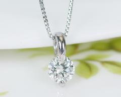 最高の輝き「SIクラス」×プラチナ900の贅沢なダイヤモンドペンダント！Pt　0.2ct　SIクラス　ダイヤモンドペンダント