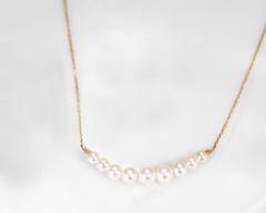 あこや真珠ネックレス K18 Peaｒl Necklace