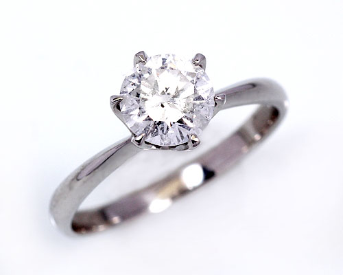 ダイヤモンドリング 0.812 Ct Hカラー ねコネコ ダイヤモンド ネッコ