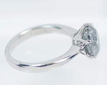 Pt900　カラーダイヤモンドリング　D0.38ct　カラーダイヤ0.12ct